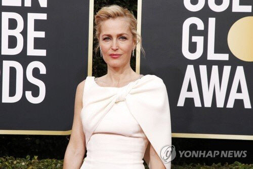 2020년 골든글로브 시상식 참석한 질리언 앤더슨 epa=연합뉴스